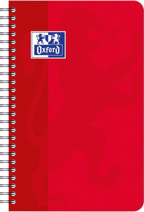 Image du produit Oxford Carnet à spirales, 90 x 140 mm, 50 feuilles, quadrillé 5 x 5 (90 x 140 mm, Quadrillé, Non contraignant)