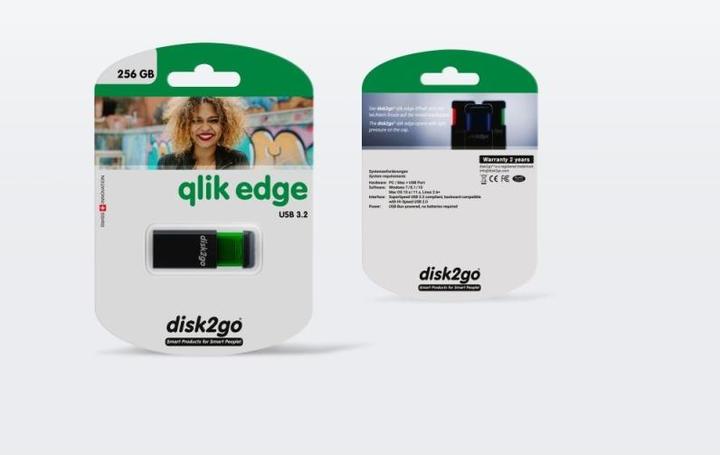 Produktbild Disk2go Qlik Edge (256 GB, USB-A)