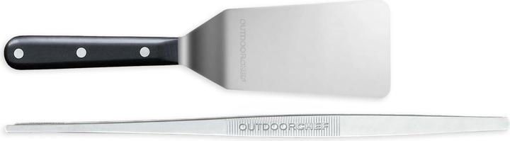 Produktbild Outdoorchef 2er Set Plancha Besteckset Spachtel und Grillpinzette
