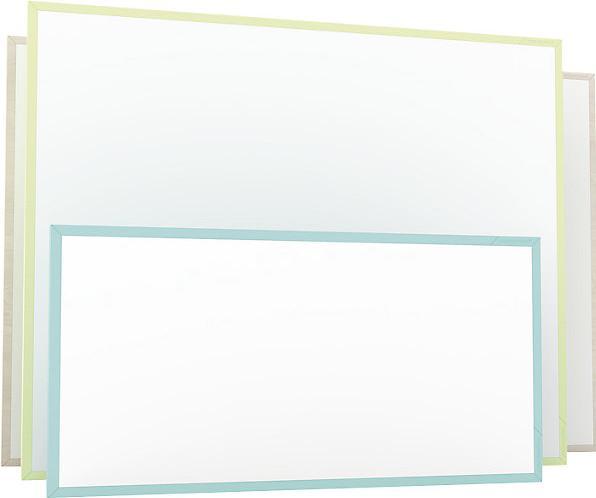 Produktbild Magnetoplan Whiteboard Wood Series 1440003 Rahmen h.bl 96x48cm (96 x 48 cm)
