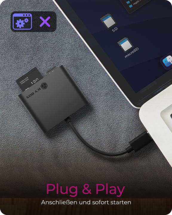 Actual product image Icy Box IB-CR301-C3 (USB-C)