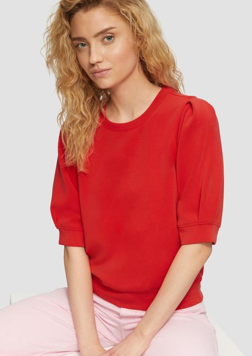 Actual product image S.Oliver Sweatshirt Scuba-Sweatshirt mit Faltendetails (46)