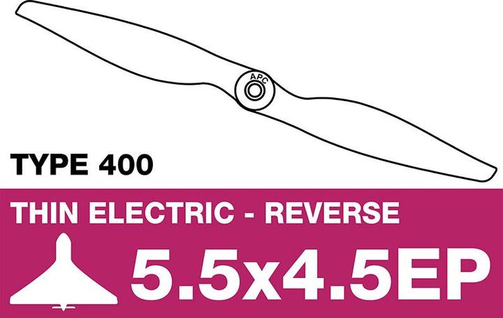 Actual product image APC Propellers 5.5 x 4.5 Push Electro