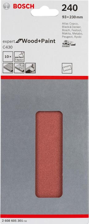 Immagine prodotto Bosch Professional Zubehör Schleifblatt C430 (240)