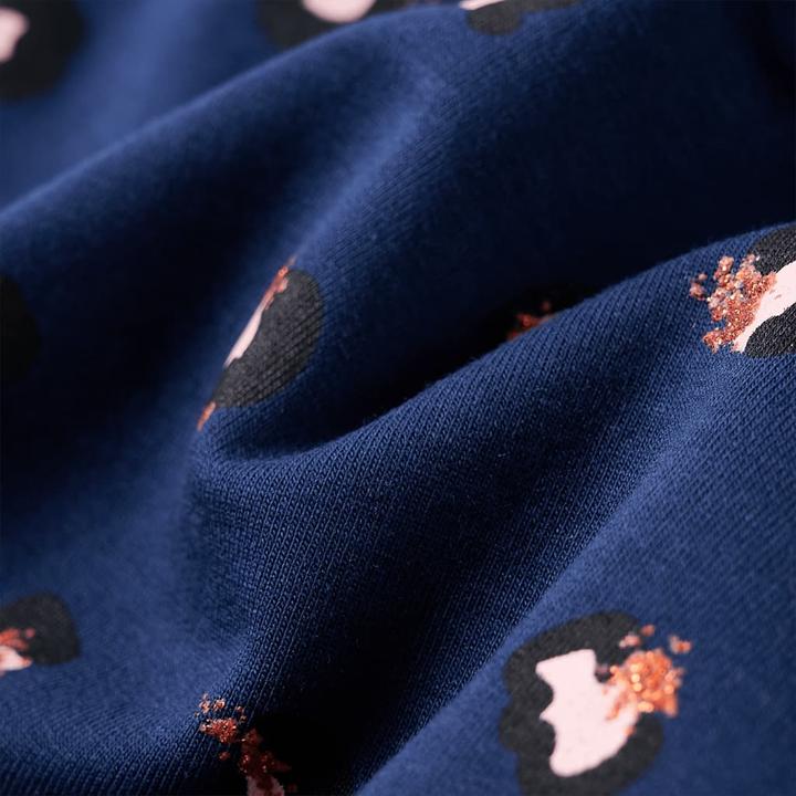 Immagine prodotto VidaXL Felpa con cappuccio per bambini blu navy 140,Materiale: 95 (140)