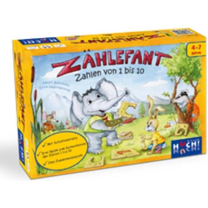 Huch Zählefant Zahlen von 1 bis 10 (Deutsch)