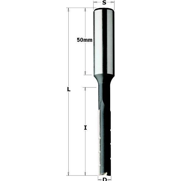 CMT, Bohrereinsatz, 172.060.31 Langlochbohrer rechts 6mm-Schaft 13x50 (6 Millimeter)