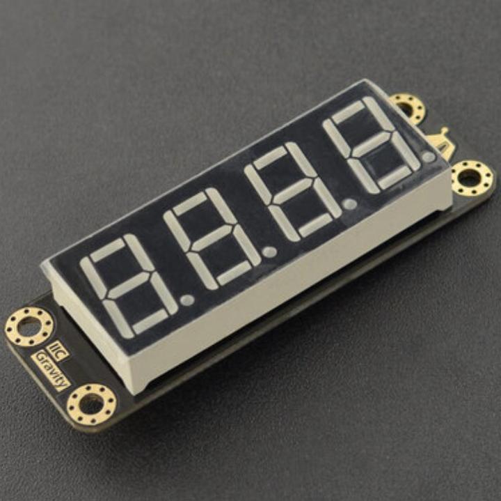 Actual product image DFRobot Gravity red 4-digit 7-segment LED display