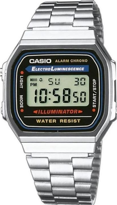 Actual product image Casio Vintage A168wa-1yes (Digital watch, 35 mm)