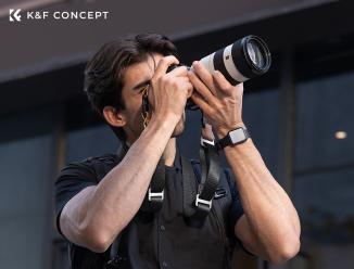 Immagine prodotto K&F Concept Larghezza 32 mmCinturino da collo Urban Wander 01 (nero) (Tracolla)