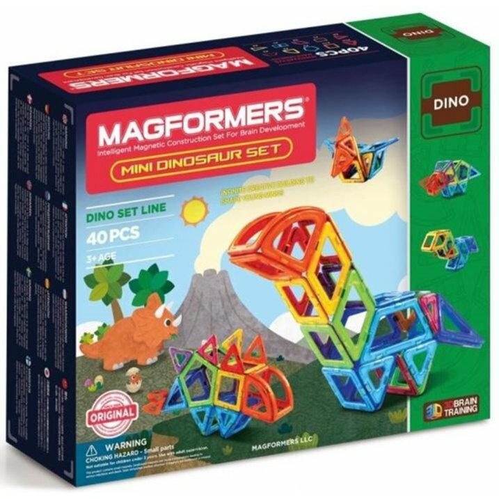 Magformers Mini-Dinosaurier-Set 40 Teile