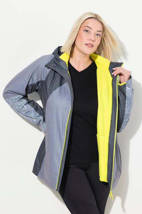 Actual product image Ulla Popken Modular Fleece Zip Front Jacket (46, 48)