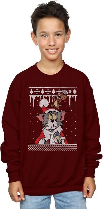 Produktbild Tom & Jerry Christmas Fair Isle Sweatshirt Jungen (140, 146)
