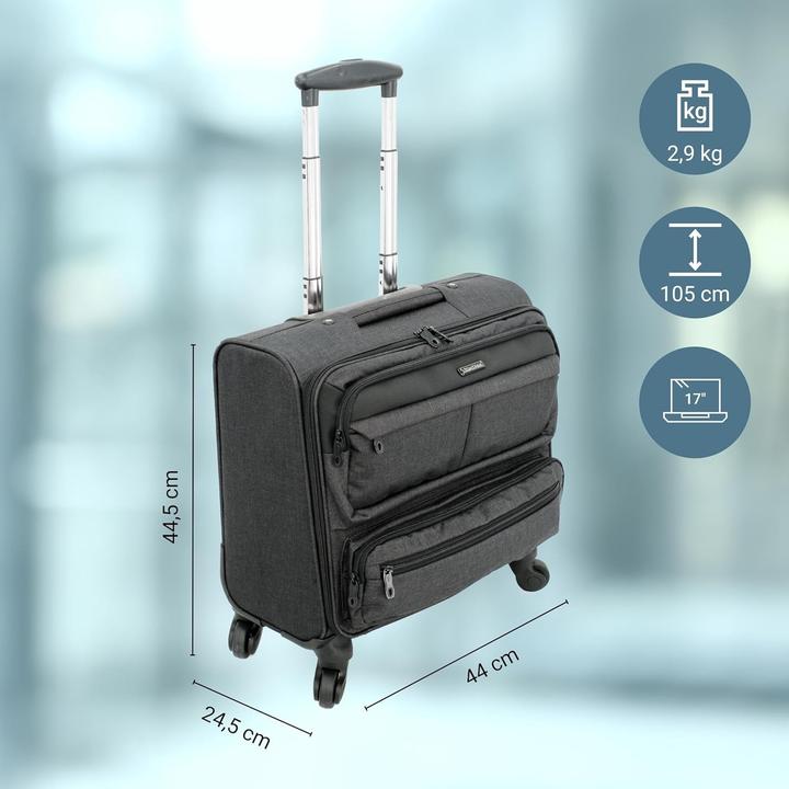 Produktbild Lightpak Business Laptop Overnight Trolley RONNEY Business Laptop Overnight RONNEY anthrazit anthracite (39 l)