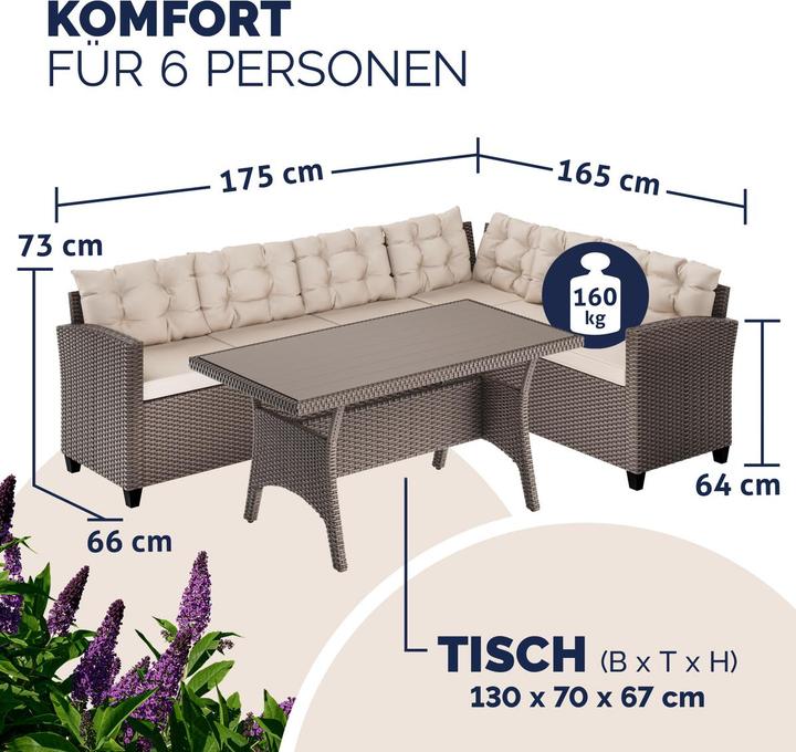 Produktbild Casaria Sitzgruppe