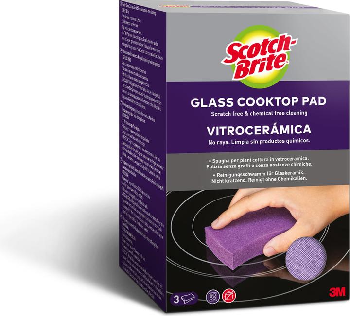 Productafbeelding Scotch-Brite Spons 3M glaskeramiek 3 stuks (3 Pcs.)