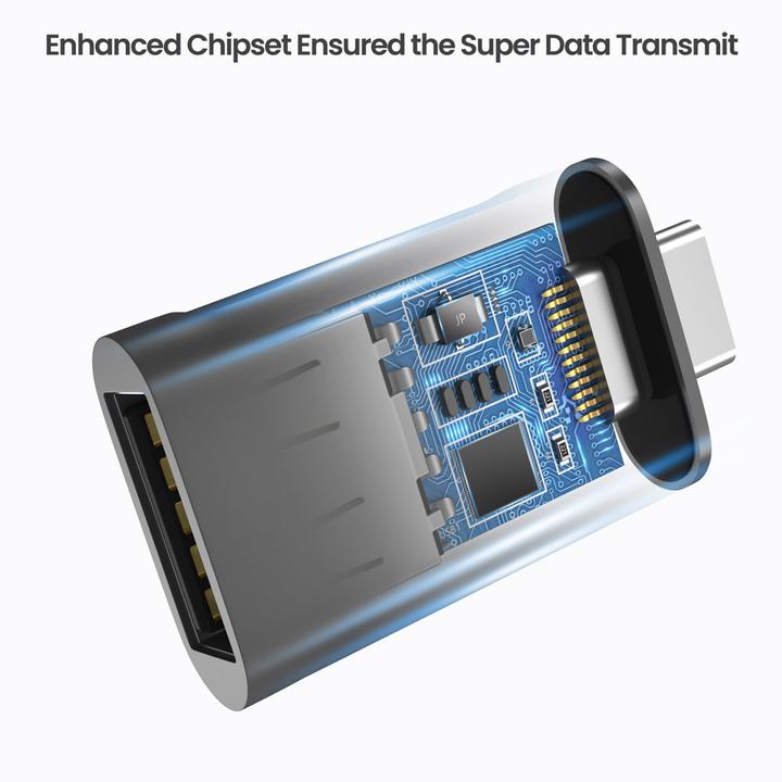 Produktbild tomtoc USB-C to USB 3.0 Adapter (2 Pack) (USB 3.0, 3.30 cm)