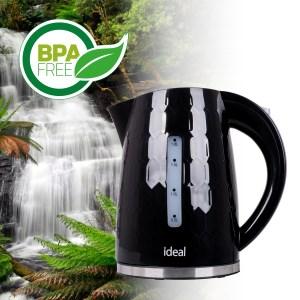 Produktbild Ideal Wasserkocher 1 8 l Leistung 1500 W glänzend schwarz (1.80 l)