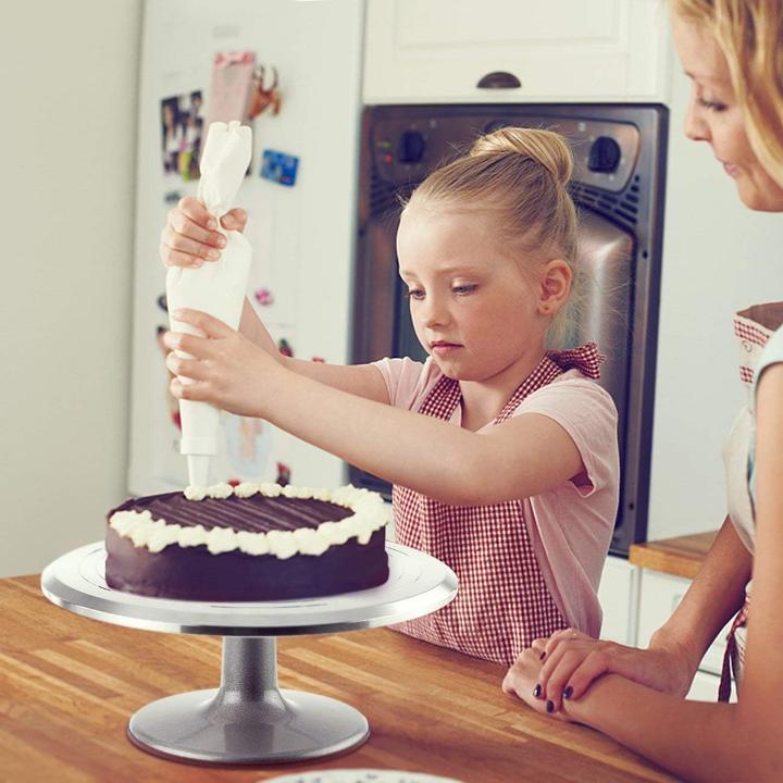 Actual product image Yizish Cake plate Rotatable