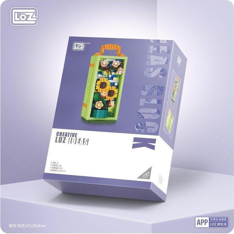 LOZ Schmuckkästchen mit Sonnenblumen (1933)