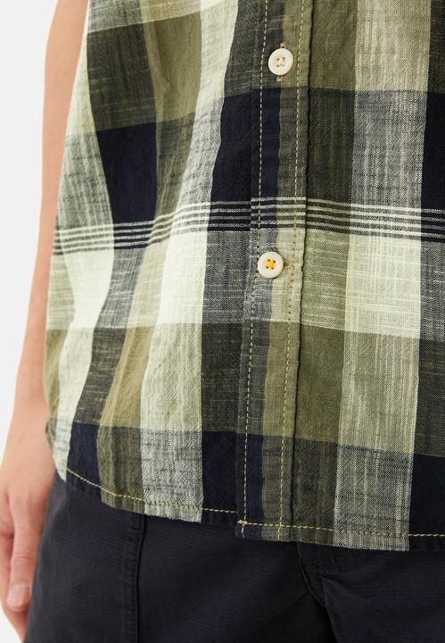 Image du produit Camel Active Kariertes Kurzarmhemd aus reiner Baumwolle (6XL)