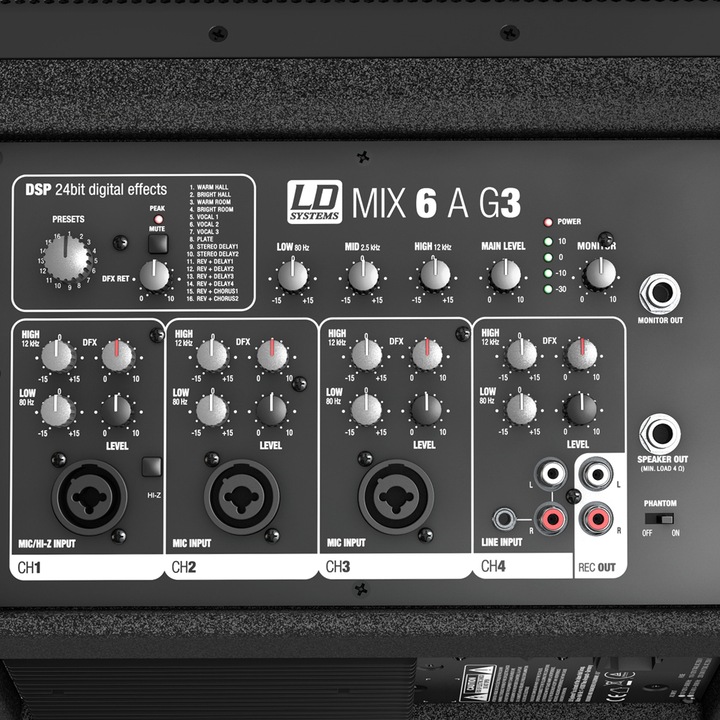 Produktbild LD Systems MIX 6 A G3 2-Weg Aktiv-Lautsprecher (Aktiv, 1x 140 W)
