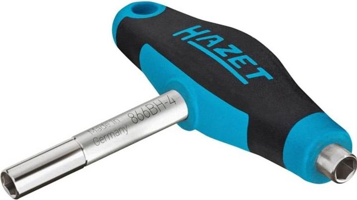 Actual product image HAZET Double bit holder with T-handle 866BH-4 ∙ Hexagon, hollow 6.3 (1/4 inch) ∙ 63 mm (Bit holder)