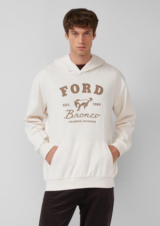 Produktbild s.Oliver Sweatshirt Softer Hoodie im Relaxed Fit mit Artwork (L, M)