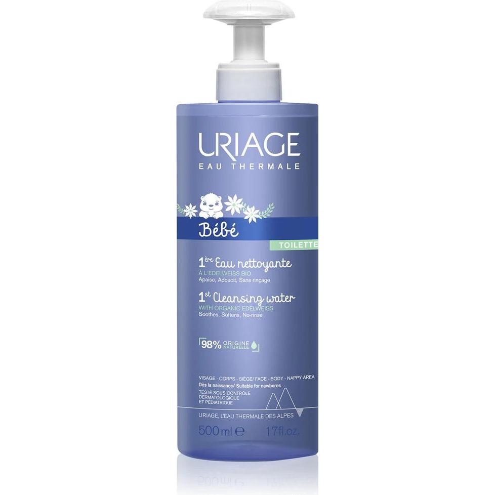 Uriage, Pulizia viso, Acqua detergente Bébé 1st (500 ml)