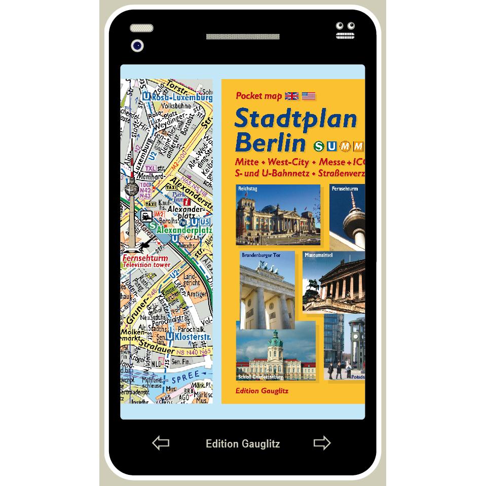 Various Publishers Stadtplan Berlin (Handy-Look) (41285314)