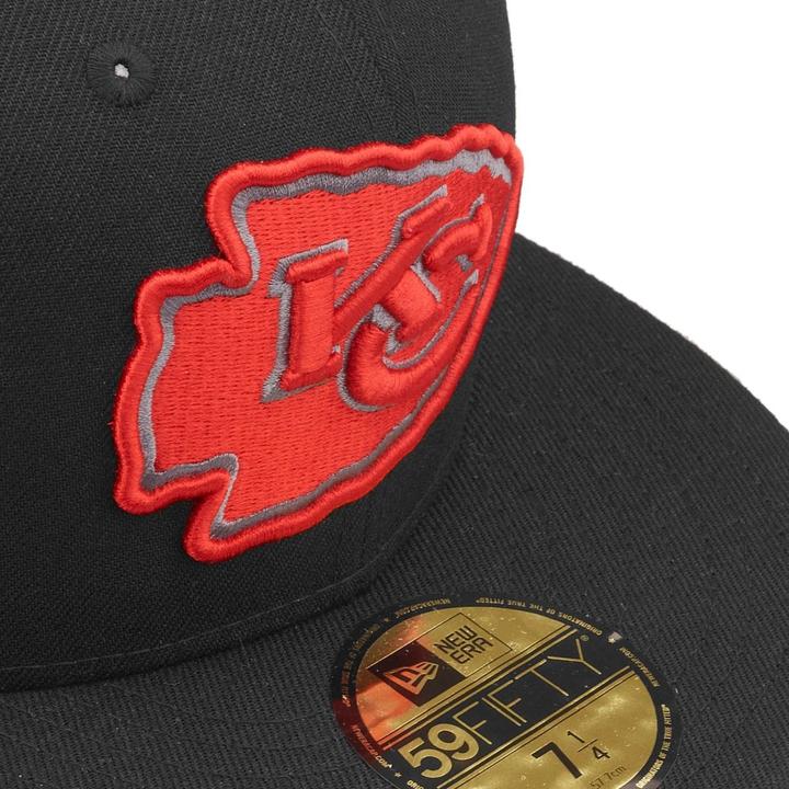 Actual product image New Era 59Fifty Fitted Cap - NFL Kansas City Chiefs noir (8)