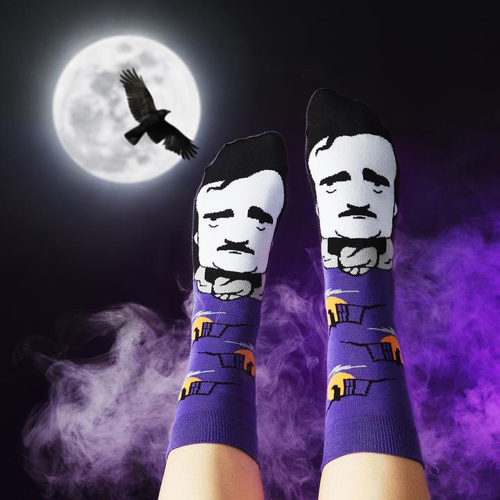 Produktbild Chattyfeet Edgar Allan Toe - Motivsocken (M)