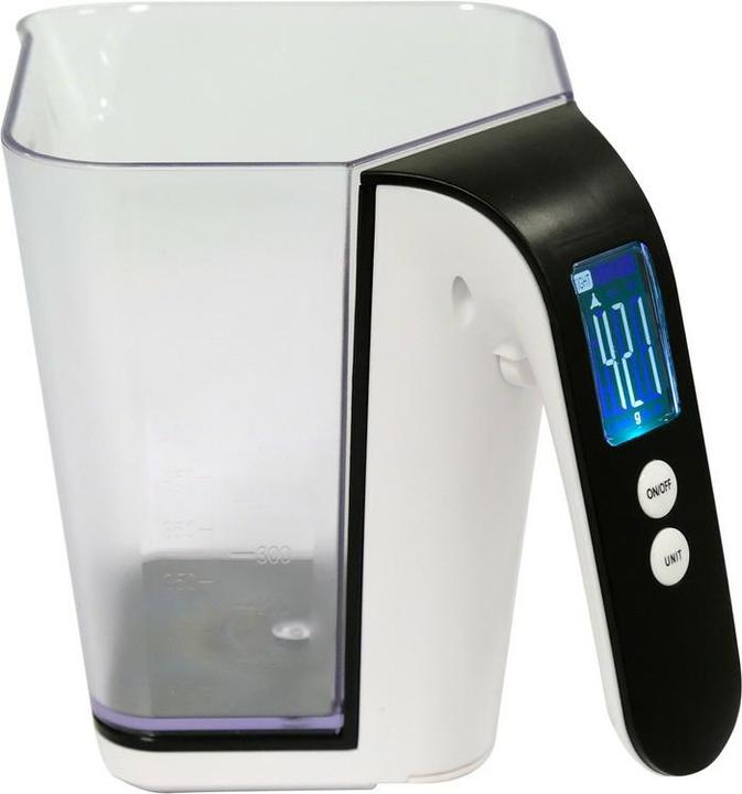 Productafbeelding Toya Lund Digitale Keukenweegschaal 68364 - Maatbeker - Wit - 2 KG - tot 1200ML