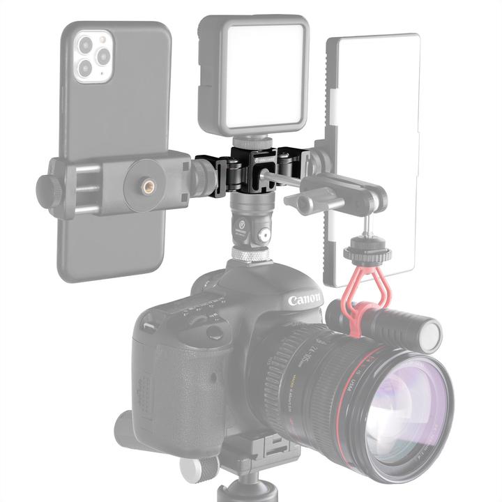Productafbeelding Vanguard VEO CSMM3 Uitbreidbare Drievoudige Koude Schoen Houder (Metaal)