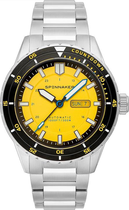 Produktbild Spinnaker SP-5099-33 Herrenuhr Hass Automatik Diver 43mm 30ATM (Taucheruhr, Lünette drehbar links, 43 mm)