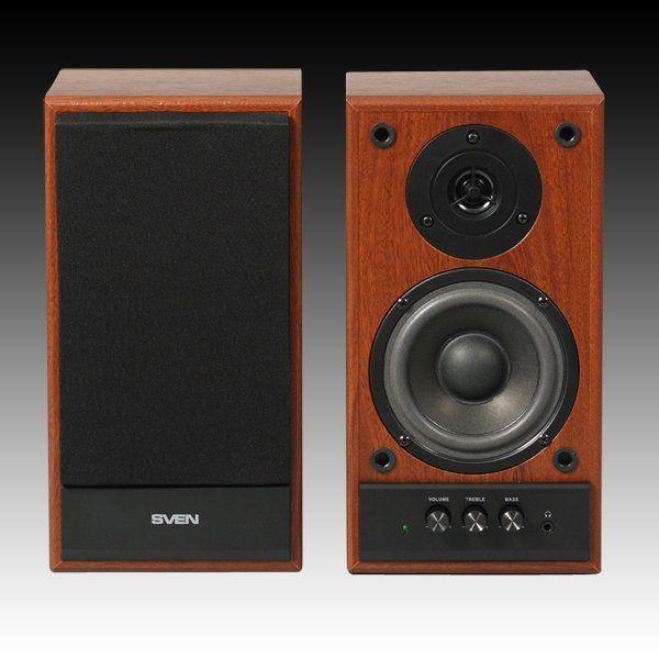 Actual product image Sven Multimedia - Speaker SPS-702 (Stereo, 40W, 40Hz-22Hz, Walnut), SV-0120702WN