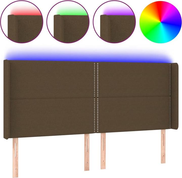 Produktbild vidaXL LED Kopfteil (203 x 16 x 128 cm)