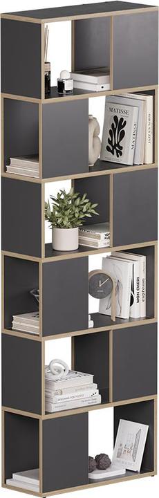 Actual product image Vicco Raumteiler Eneos, Anthrazit/Eiche, 60 x 186 cm