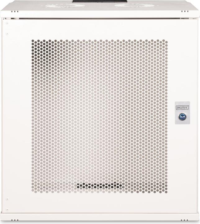 Produktbild Digitus 19" 12HE Wandgehäuse, SOHO PRO perforierte Tür, 595 x 540 x 400 mm, grau (10.86 HE, 19 Zoll Rack)