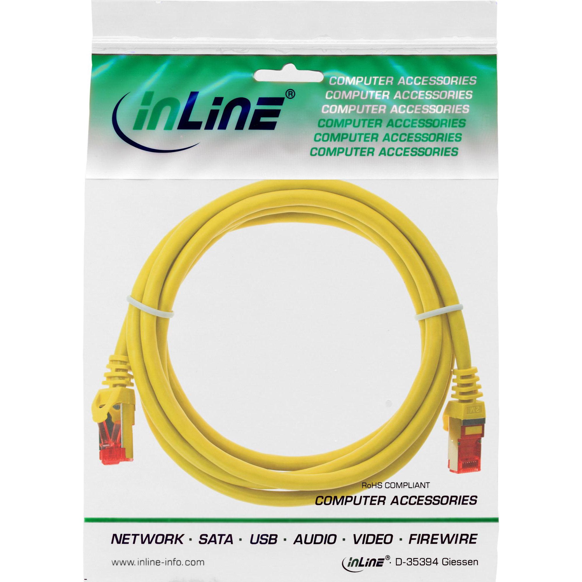 Thumbnail - InLine Patchkabel (S/FTP, CAT6, 2 m), Netzwerkkabel