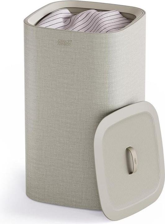 Joseph Joseph Tota One 60L ecru Grosser Wäschekorb mit einem Fach (60 l)