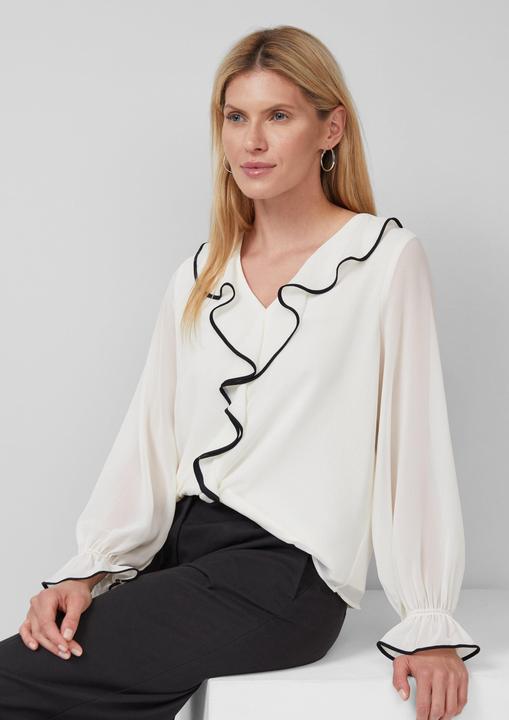 Immagine prodotto s.Oliver Bluse Bluse mit Volants und Kontrast-Details (48)