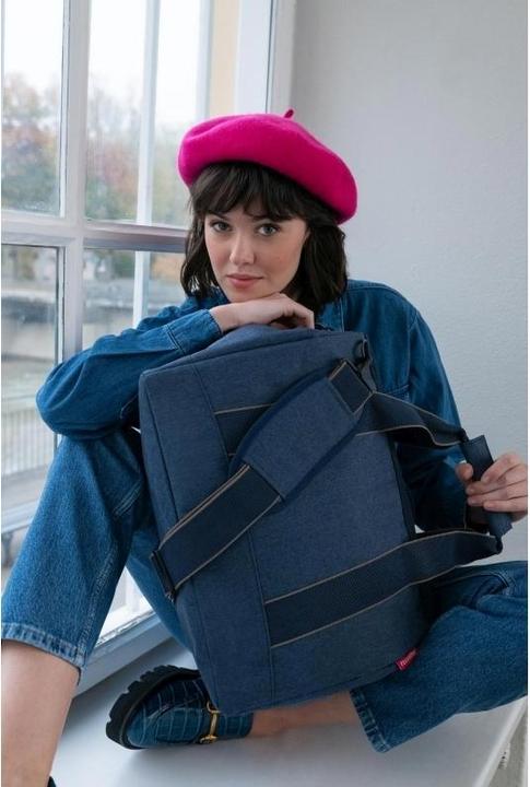 Actual product image reisenthel Shoulder Bag Allrounder M Herringbone Dark Blue