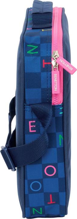 Produktbild Benetton Schulrucksack Damero Marineblau 38 x 28 x 6 cm (6 l)