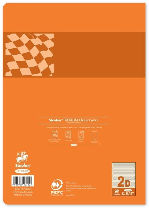 Image du produit Staufen Cahier A4 32BL Lin.2 ligné (A4, À rayures, Couverture souple)