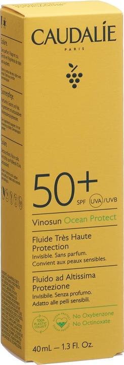 Actual product image Caudalie Vinosun Fluids (Sun cream face, SPF 50+, 40 ml)