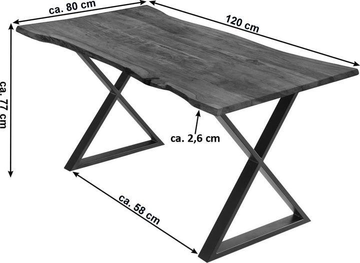 Actual product image SAM Kasimir (120 x 80 x 77 cm)