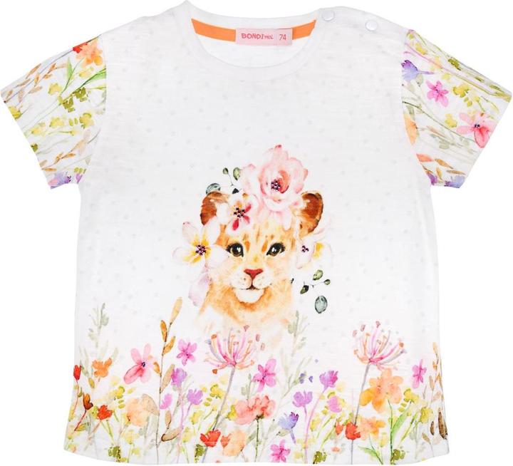 Produktbild Bondi Babygirl T-Shirt kurzarm Tiger White (80)