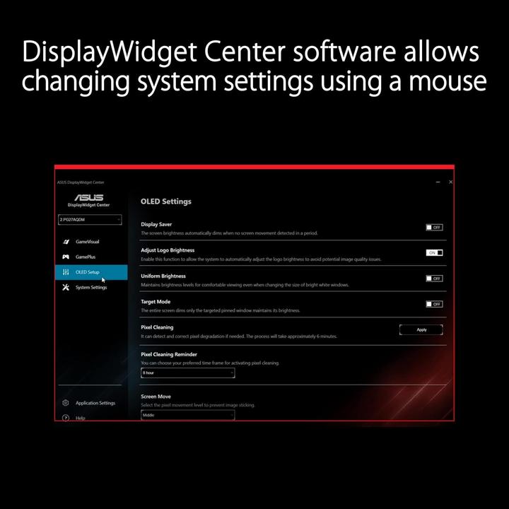 Produktbild ASUS ROG Swift PG27AQDM (2560 x 1440 Pixel, 26.50")