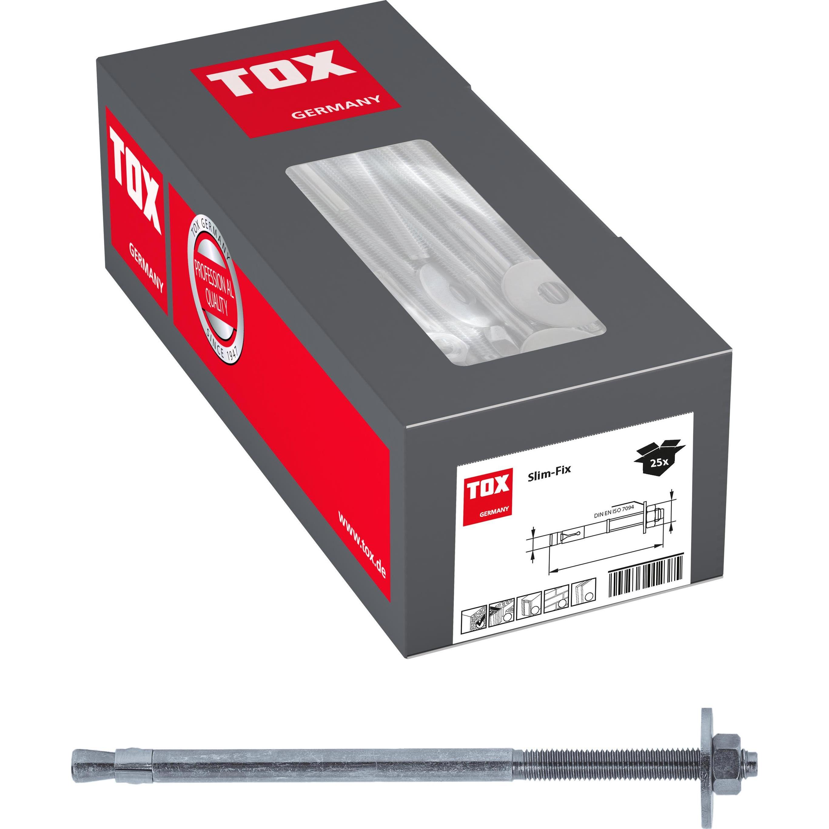 Tox, Dübel, Slim Fix (25 Stk.)
